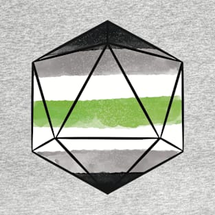 Agender d20 Dice T-Shirt